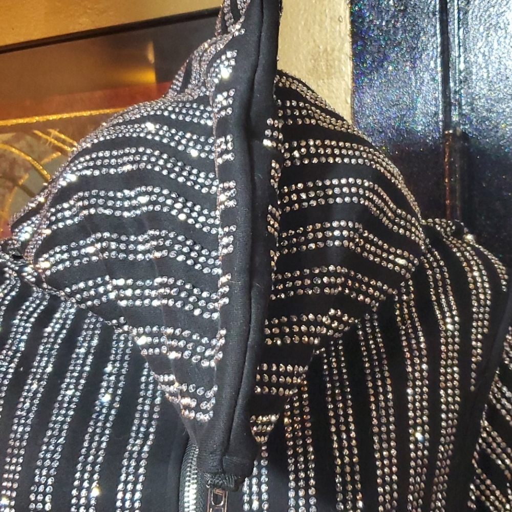 Rhinestone Studded Jacket - Picture 12 of 16